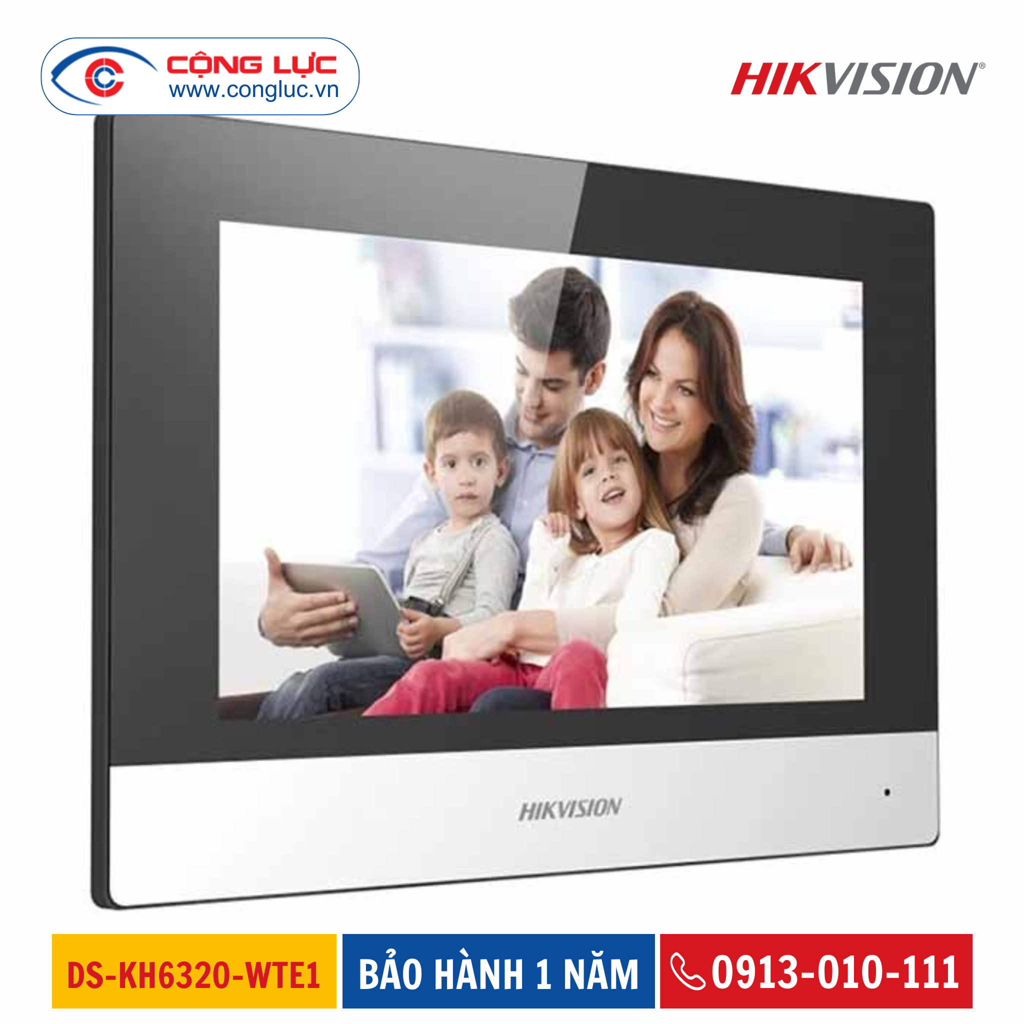 Màn Hình Chuông Cửa IP Không Dây HIKVISION DS-KH6320-WTE1